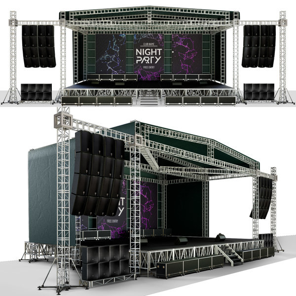 Aluminum Alloy Square Box Curved Canopy Event Truss Roof System
