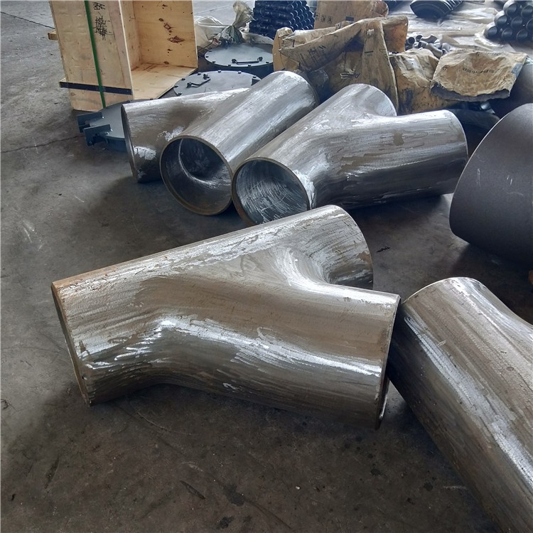 Sch10-Xxs A403 WP304/316L Butt Welding 45 Degree Tee Fittings Lateral Pipe Joint with Material Equal Thickness Sch10-Xxs