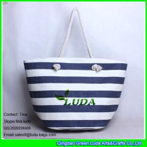China LUDA large beach paper straw tote bags wholesale