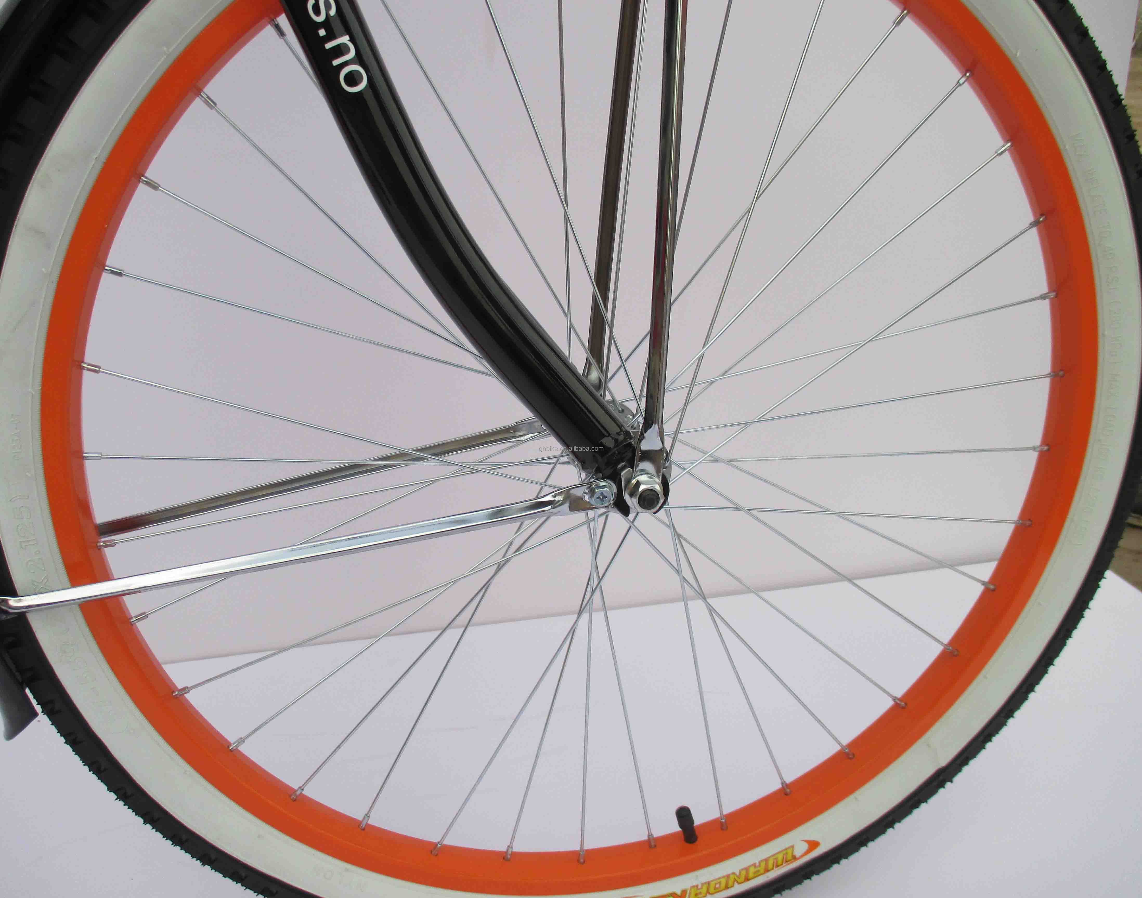 Customized Logo 26" Single Speed Coaster Brake Beach Cruiser Bike for Men in USA