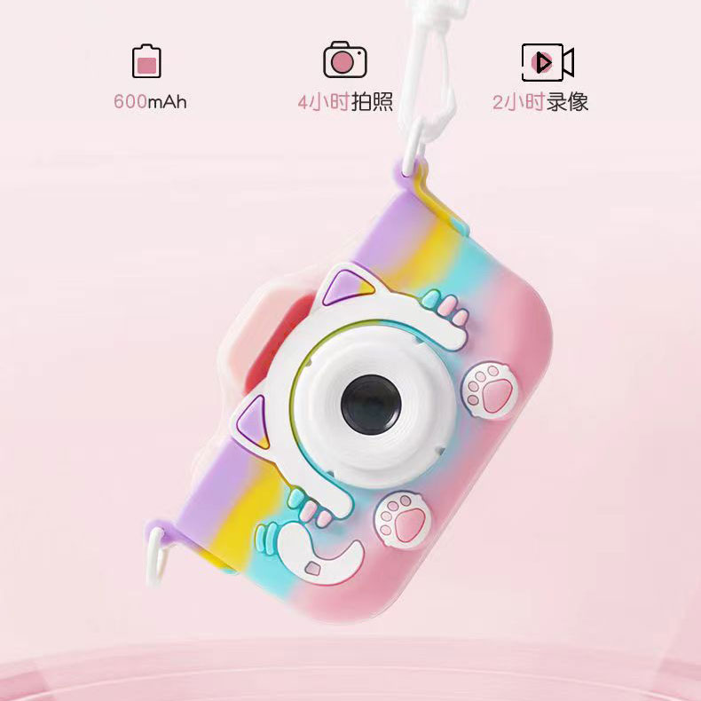 32GB Card Children HD Video Digital Camera for 2-4 Years Unisex and 2 Inch IPS Screen