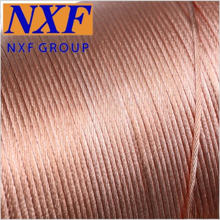 NXF GB/T 3956 IEC 60228 Standard T2 TU2 EN13602 Cu-ETP1 CW004A Diameter 0.06-25mm Copper Stranded Wire