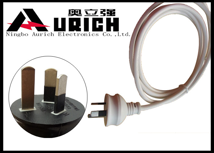 Australia Power Extension Cord 3 Pin Plug SAA Certificate For Household Appliances