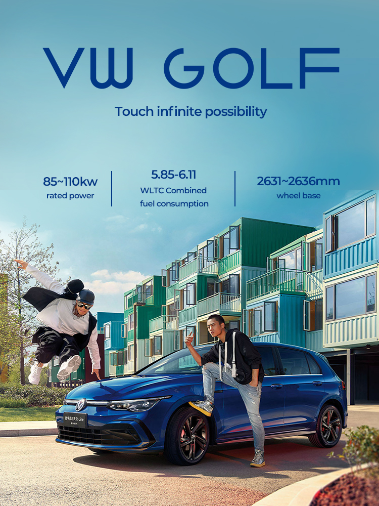 Golf 280TSI DSG R-Line 1.4T 06/2023 0km Used Car Maximum Power Ps 100-150Ps Wholesales Made in Radar Front 4 Rear 2