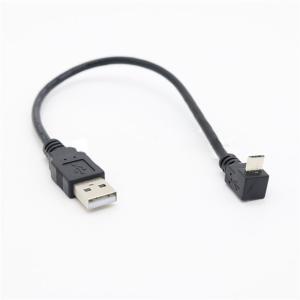 China OD4.5mm Android 90 Degree Elbow Micro USB 2.0 Charging Cable wholesale
