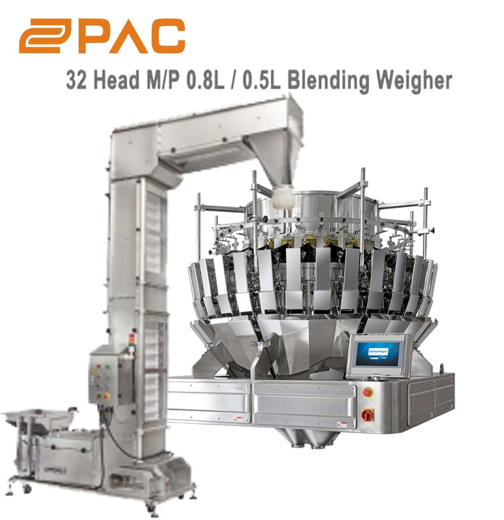 2.5L Multihead Combination Weigher Packing Machine 220kg 70WPM For Vegetable