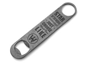 China Stamping Stainless Steel Bottle Opener With Logo Lathe Machining 175*35mm wholesale