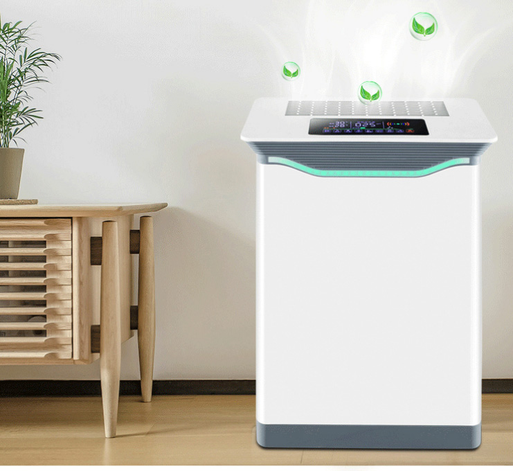 2023 Hot Selling Air Purifier H13 True HEPA Filter 7 Stages HEPA Air Cleaner Large Room Home Smart Tuya WIFI Air Purifier