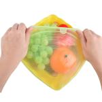 7 Pack Reusable Container Lid Silicone Household Products BSCI Round