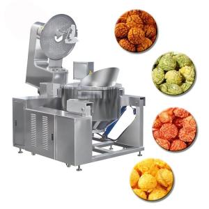 China Flavor Coating 130kg/H Mushroom Industrial Popcorn Making Machine wholesale