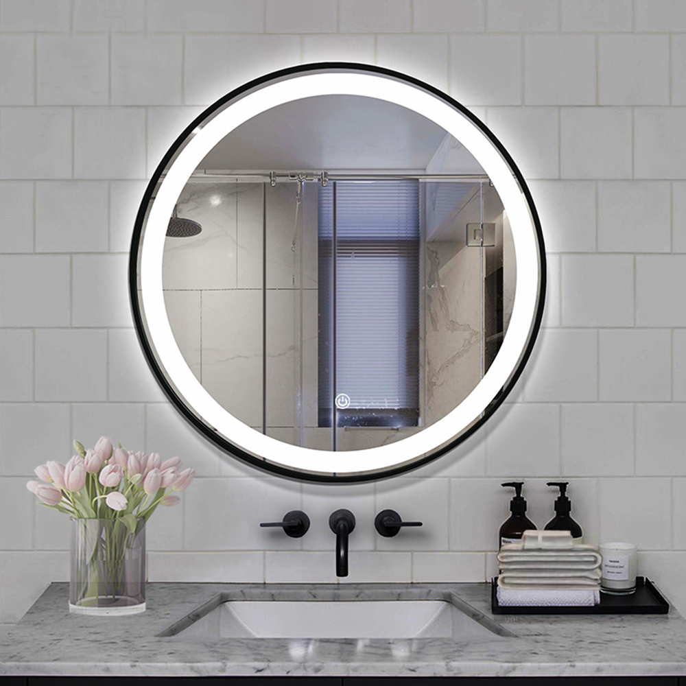 Touch Switch Led Mirror Smart Fitness Waterproof Bathroom Backlit Glass Bath Sticker
