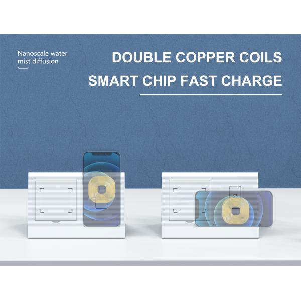 3 In 1 Multifunction Wireless Charger humidifier aroma diffuser 15W 9V