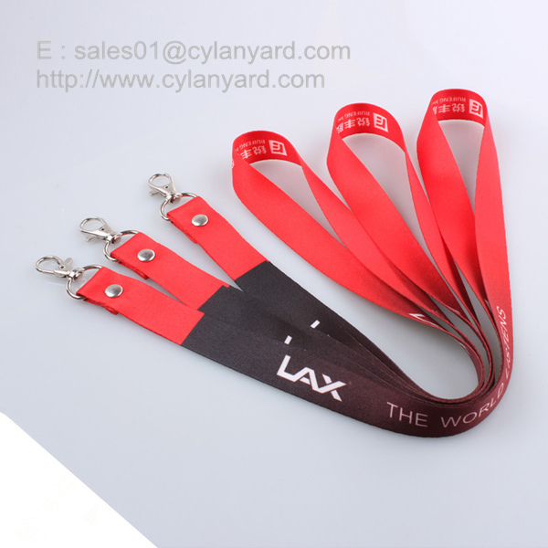 Dye sub print lanyard with rivet