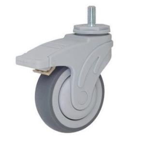 China 06-Medical caster Silence TPR medical trolley castors wholesale