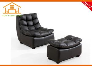 China vintage black retro vintage french style leather antique chair old leather sofa for sale modern victorian couch wholesale