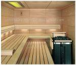 4 People Dry Steam Room Equipment Durable White Pine Wood With Sauna Accessories