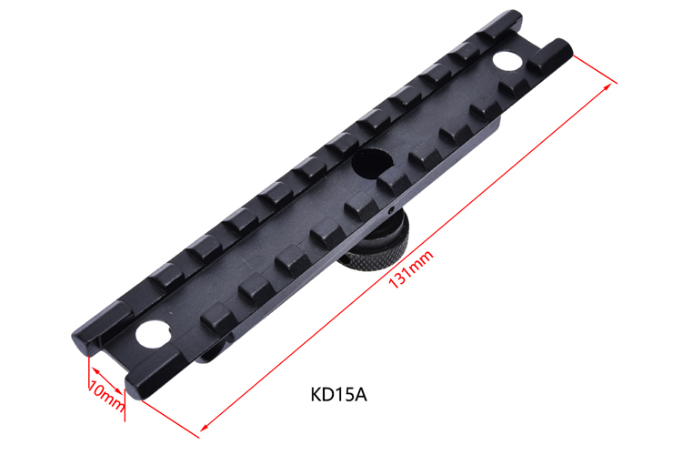 Matte Black Tactical Scope Mount 11mm Slot Carry Handle Mount Adapter Easy Installation
