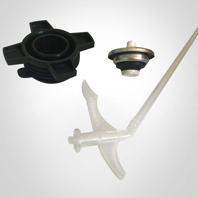 1Inch Gun Type Pu Foam Spray Can Valve With Tube And Cap For Construction Materials Cans