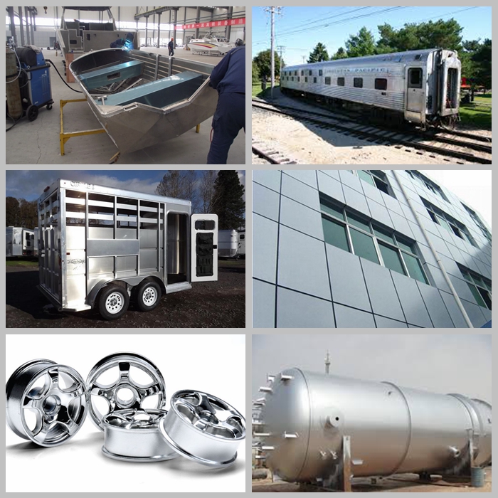 1100 H14 Aluminum Sheet For Building , 5754 Aluminum Sheet 1mm Thick
