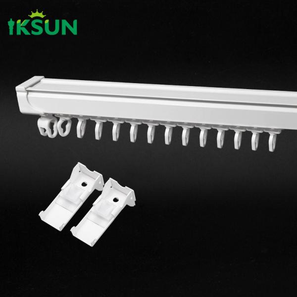 50kg Bearing S Wave Curtain Track Window Hardware Ripple Fold Curtain Tracks