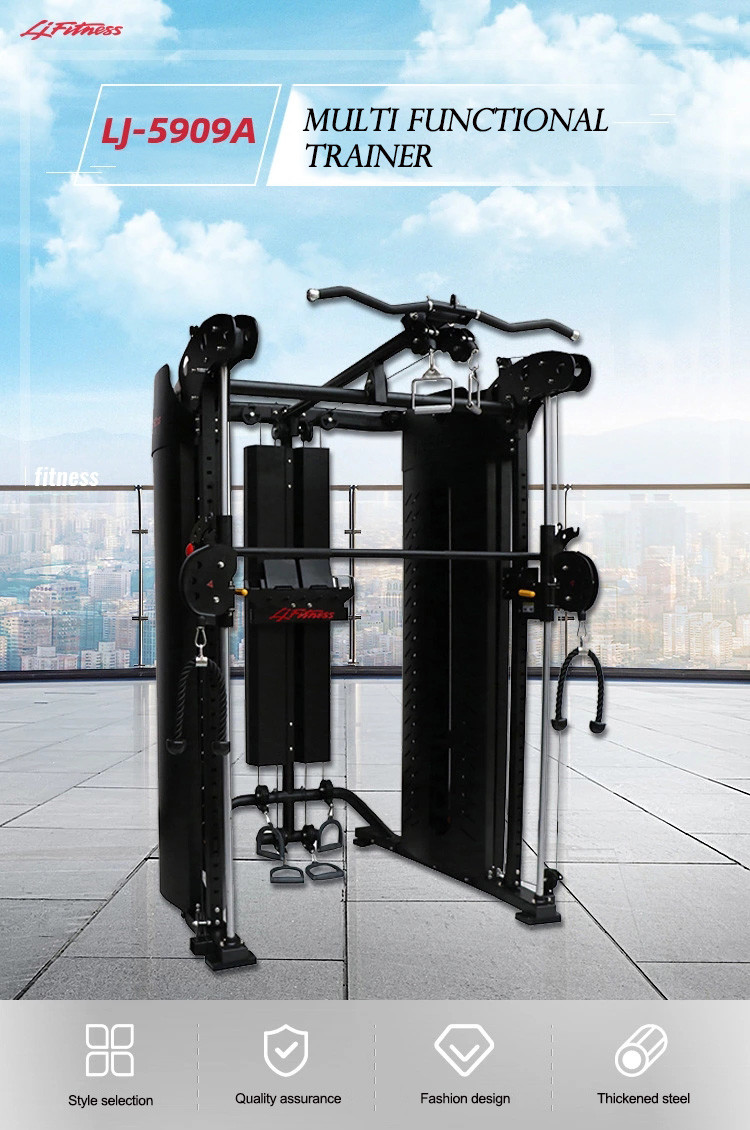 Training Multi Purpose Squat Rack , Commercial Multi Station Gym Equipment