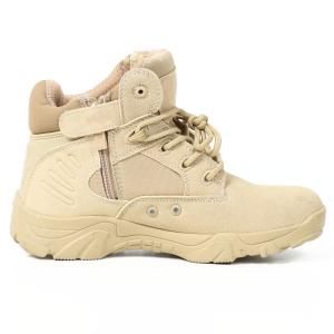 China Breathable Waterproof Low Cut Tactical Boots With Zipper Oil Resistant wholesale