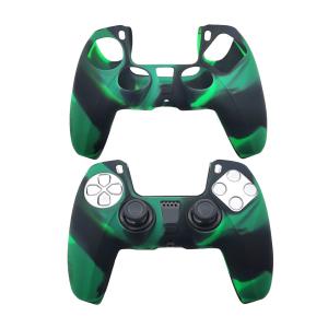 China Anti-Slip Slot Design Silicone Protective Case Compatible with PS5 Dualsense wholesale