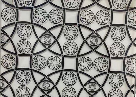 Building Digital Printing On Glass , Various Patterned Architectural Decorative Glass