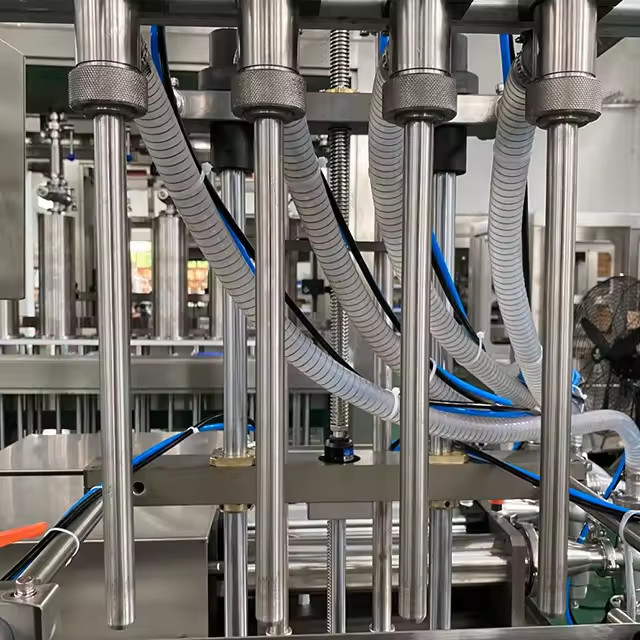 Automatic Cream 2/4 Nozzle Bottle Filling Machine Piston Pump Filling Machine