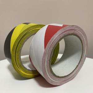 China Red And White PVC Lane Marking Tape , Colorful Crime Scene Caution Tape wholesale