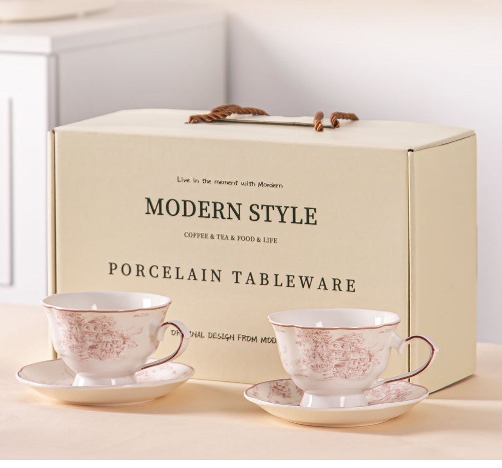 Sustainable Ceramic Christmas Mugs Gift Set For Women 2023 Tazas Gifts Cups And Saucer