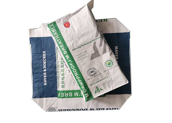 3 Ply 25kg 50kg Pasted Valve Multiwall Paper Bags Durable Block Bottom Paper Bags
