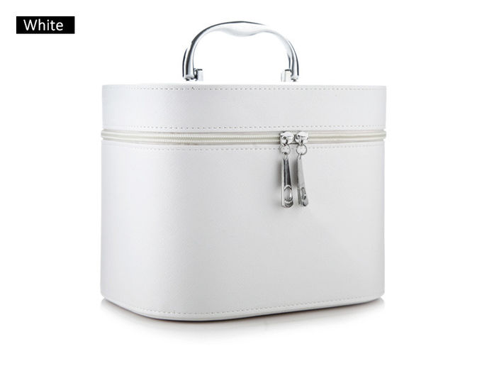 Luxury Double Zipper L22*D16*H17CM Travel Toiletry Bag