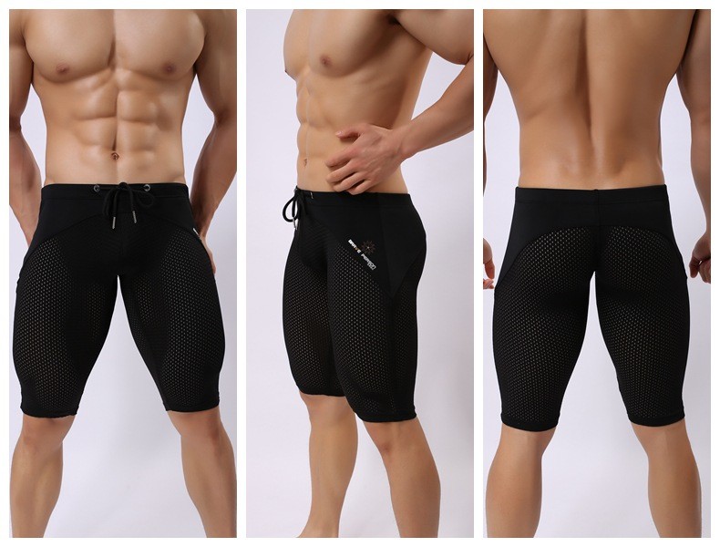 Sports Men'S Stretch Underwear Workout Gym Stretch Sports Fitness Running Tights Slim