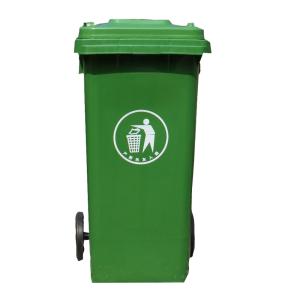 China plastic sanitary outdoor dustbin with logo wholesale