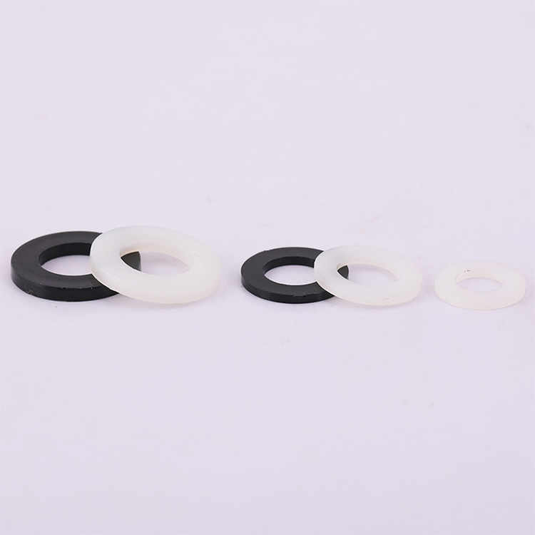 3/8 Nylon 6/6 Flat Plastic Washer Din125 White Black