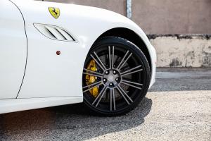 China Gloss Black Lips 2 Piece Forged Wheels For Volkswagen T6 20inch Satin Face Rims wholesale