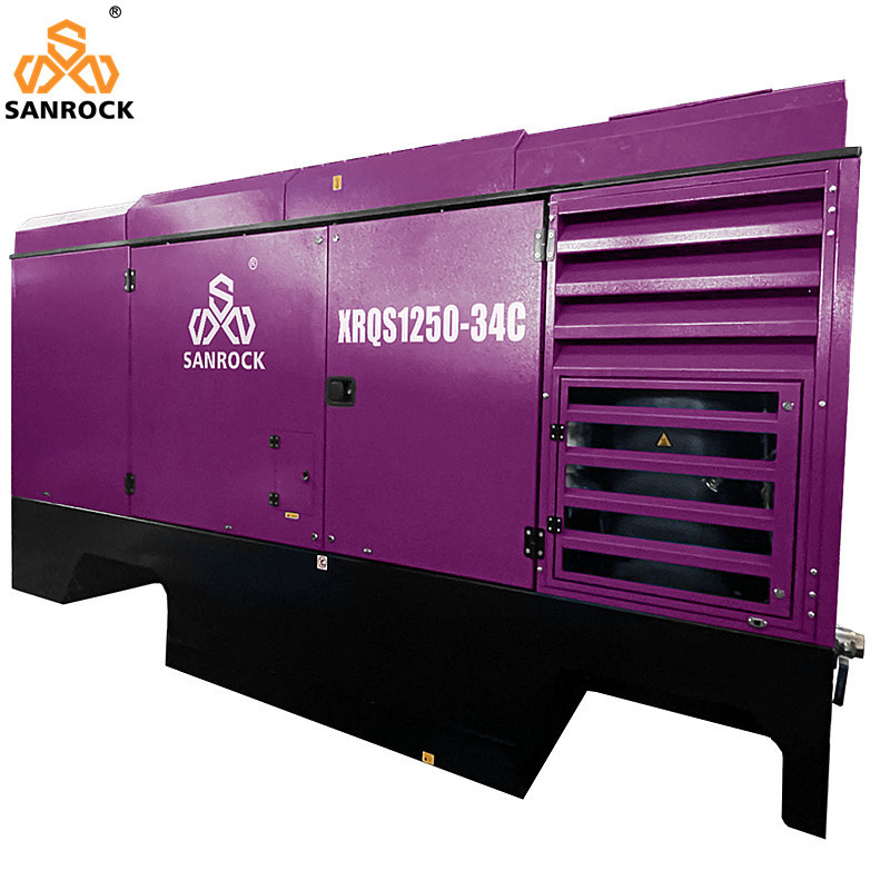 1750rpm Speed High Pressure Screw Air Compressor Portable Air Compressor Machine for Water Well