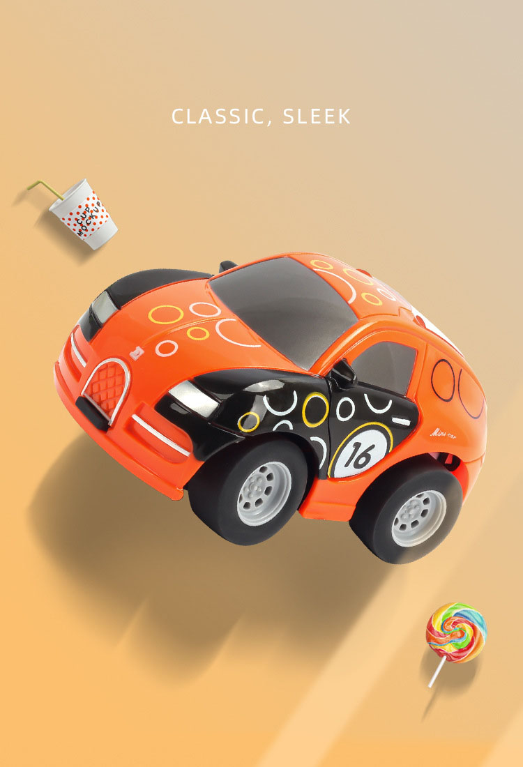 Four-Way Wireless Remote Control Off-Road Vehicle Models for Children's Cartoon Toy Cars