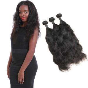 China 3 Bundles Of Natural Wave Virgin Hair / Natural Virgin Remy Human Hair wholesale