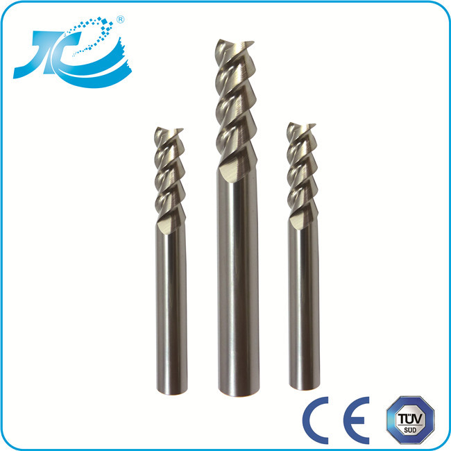 2 / 3 Flute Radius Cutter End Mills For Aluminum 92.5-94.0 HRA 38-42°