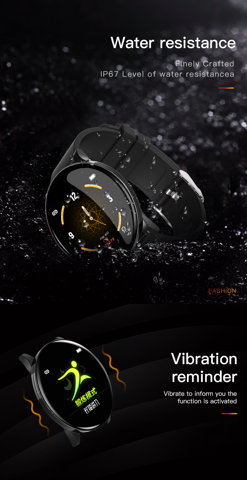 W8 Smart Watch IP67 Waterproof sleep analysis mobile positioning Exercise Walking Machine for Xiaomi