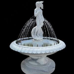 China Stone Fountain Carved Marble Water Fountain for Garden Outdoor (YKOF-9) wholesale