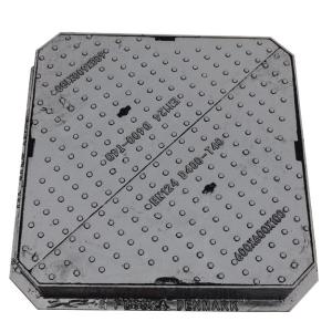 China Square Anti Theft Manhole Cover , Ductile Iron Manhole Cover With Lock wholesale