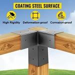 2mm 3mm 4x4 Post 3 Way Bracket Metal Fabrication Products Outdoor Decorative