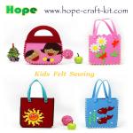 Felt Nonwoven Cloth Sewing with Safe Plastic Niddles for Kids Children Creative