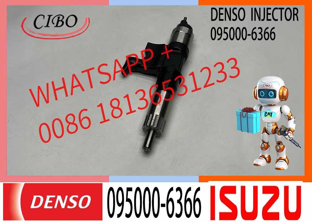 Genuine Diesel Common Rail Injector 095000-6366 095000-8933 8-97609788-6