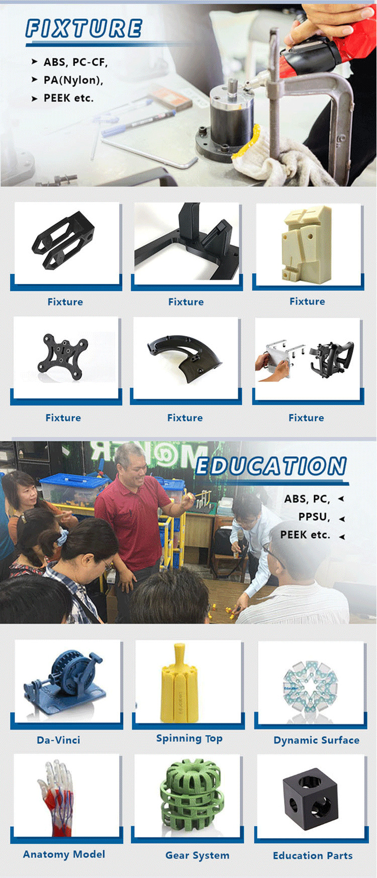 FDM PLA 3d Printing Service , Rapid Prototyping Processing Houseware