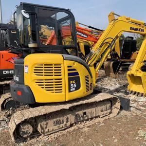 China Japan 5ton Used Komatsu Excavators Construction Tracked Used Komatsu Pc55 Excavator wholesale