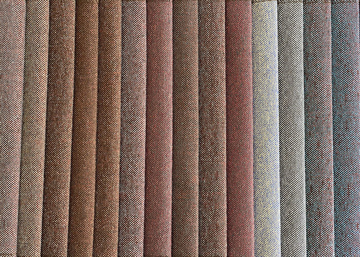 100%Polyester water resistant linen look plain upholstery sofa fabric dyed cheap fabric